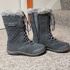 Women's snow boots, 6M gray